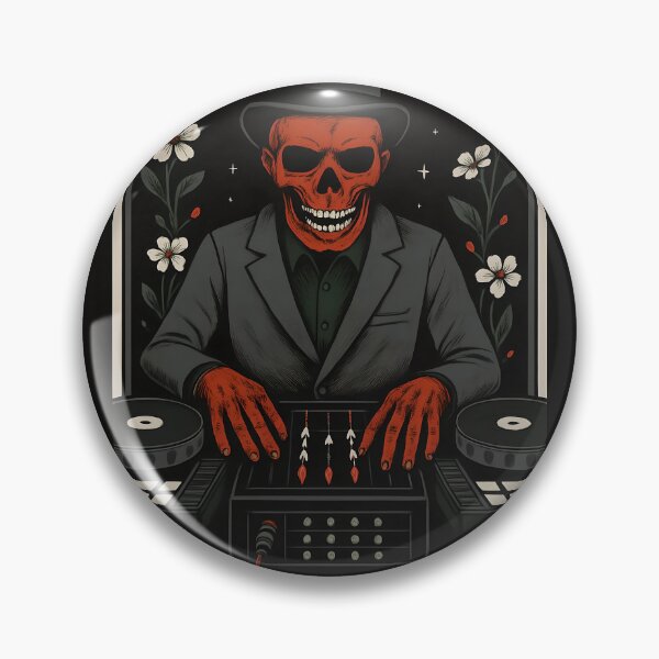 Item preview, Zombie DJ - Red Undead DJ designed and sold by NightTimeJ.