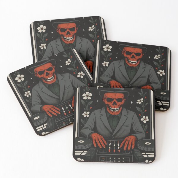 Item preview, Zombie DJ - Red Undead DJ designed and sold by NightTimeJ.