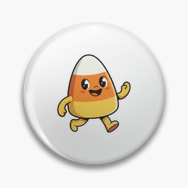 Item preview, Cute Happy Candy Corn Cartoon Mascot Running designed and sold by HoopeStylee.