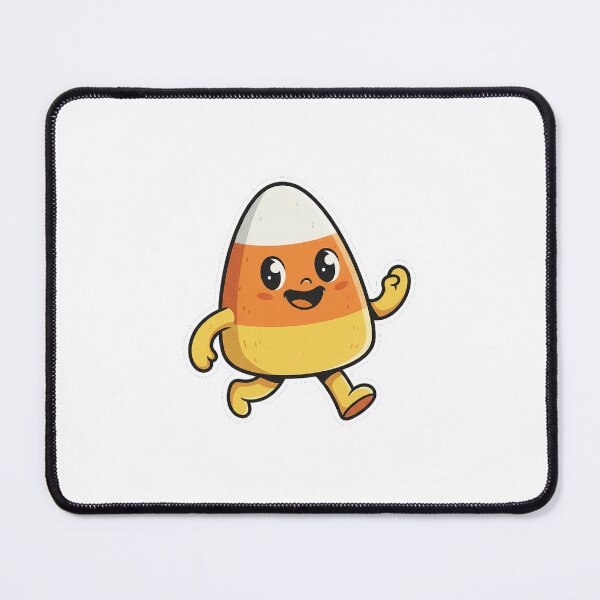 Item preview, Cute Happy Candy Corn Cartoon Mascot Running designed and sold by HoopeStylee.