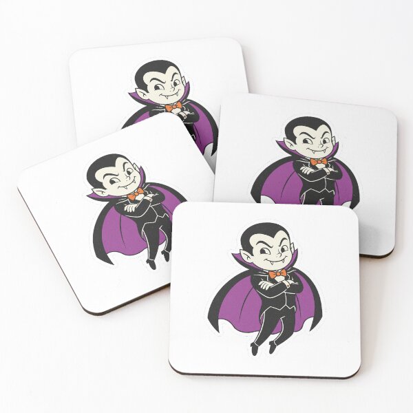 Item preview, Cute Retro Cartoon Vampire Drácula Purple Cape designed and sold by HoopeStylee.