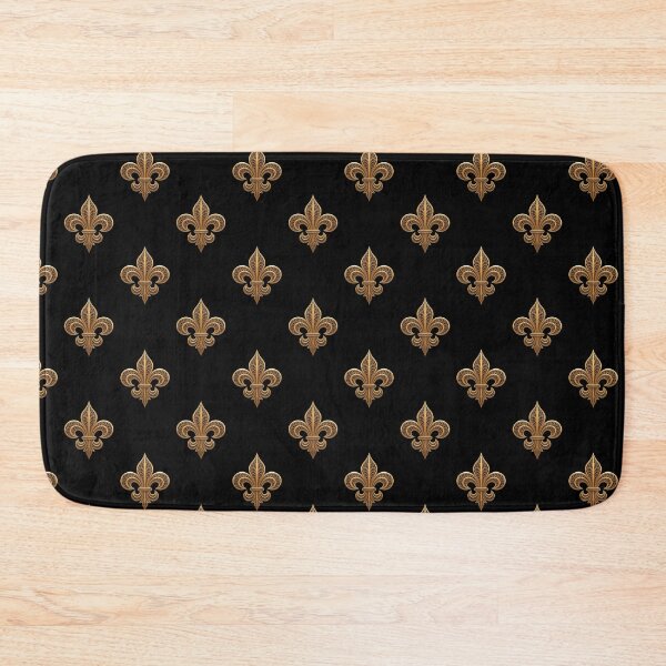 Item preview, Fleur De Lys Black and Gold Symbol designed and sold by ProjectNoah.