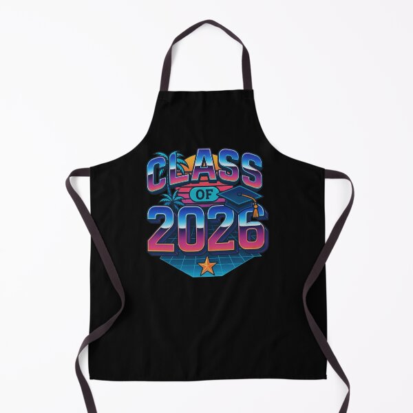 Item preview, Retro 80s Class of 2026 Neon Graduation Design designed and sold by getpressedshirt.