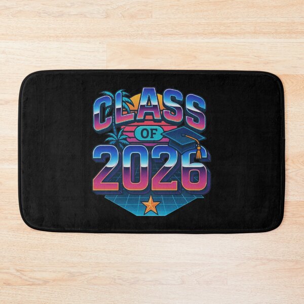 Item preview, Retro 80s Class of 2026 Neon Graduation Design designed and sold by getpressedshirt.