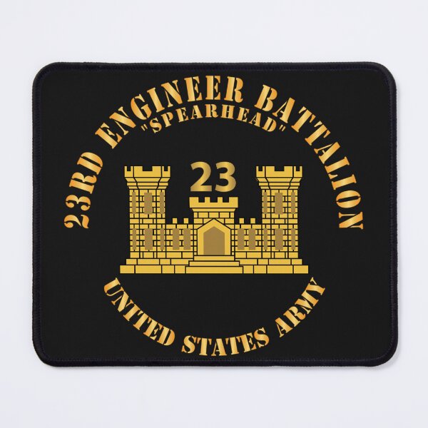 Item preview, Army - 23rd Engineer Battalion -Spearheead w BR - Num X 300 designed and sold by Military Insignia Products.