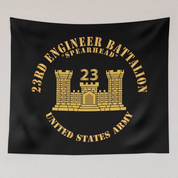 Item preview, Army - 23rd Engineer Battalion -Spearheead  w BR - Num X 300 designed and sold by Military Insignia Products.