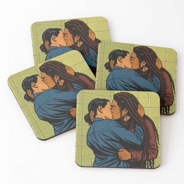 Item preview, Jaz Sinclair and London Thor kissing in Gen V designed and sold by PopCultureAndStuff.