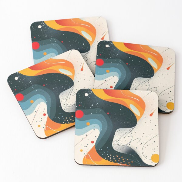 Item preview, Abstract Art Accessories - Explosion of Vibrant Colors - Unique and Modern Designs designed and sold by XNewStore.