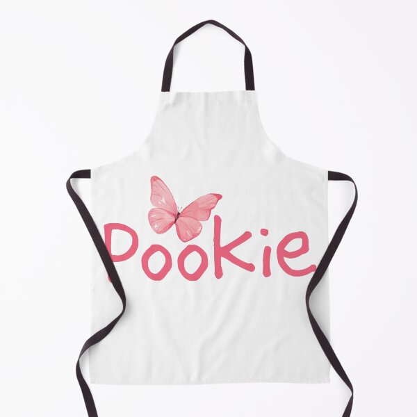 Item preview, Pookie Pink Butterfly Cute Kawaii Hand-Drawn Word Sticker designed and sold by TheRosyCanvas.