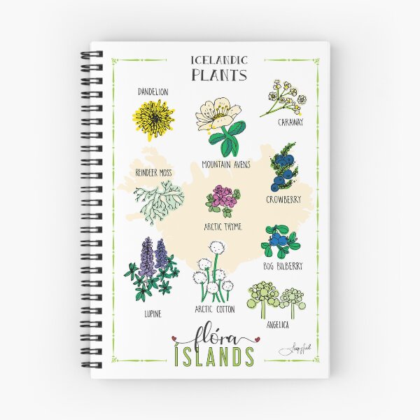 Item preview, Icelandic Plants -  Flóra Íslands designed and sold by Loopyful Design.