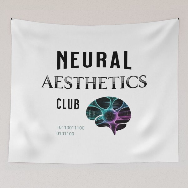Item preview, Futuristic Neural Network Art T-Shirt designed and sold by Looloo Grafix.