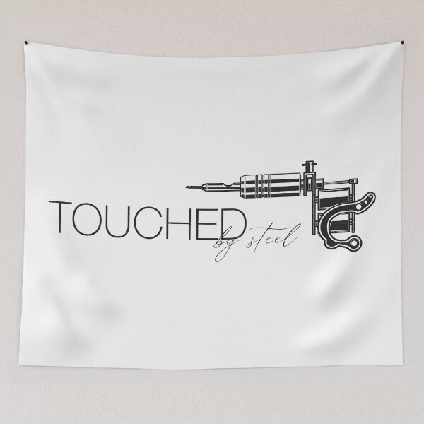 Item preview, Touched by Steel – Tattoo Machine Design designed and sold by favoritebubble.