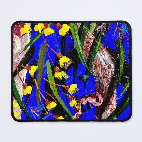 Item preview, Yellow gumtree flowers designed and sold by GlennFinlayArt.