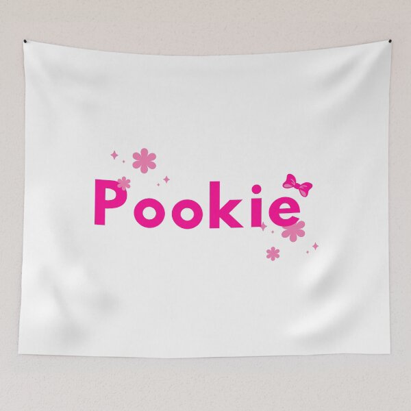 Item preview, Pookie Aesthetic Sticker - Hot Pink Y2K Bow Flower Sparkle Design designed and sold by TheRosyCanvas.
