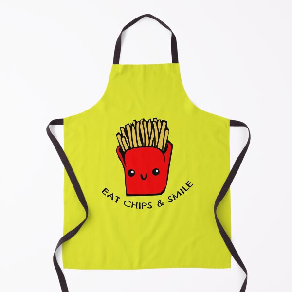 Item preview, EAT CHIPS AND SMILE designed and sold by HeyLemon.