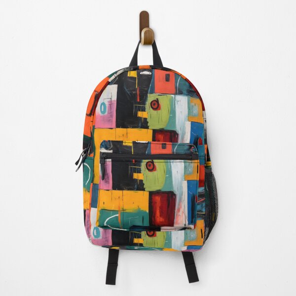 Item preview, Infuse Your Space with a Colorful Abstract Composition of Geometric Shapes in Bold Vivid Colors designed and sold by OlfactoART Studio.