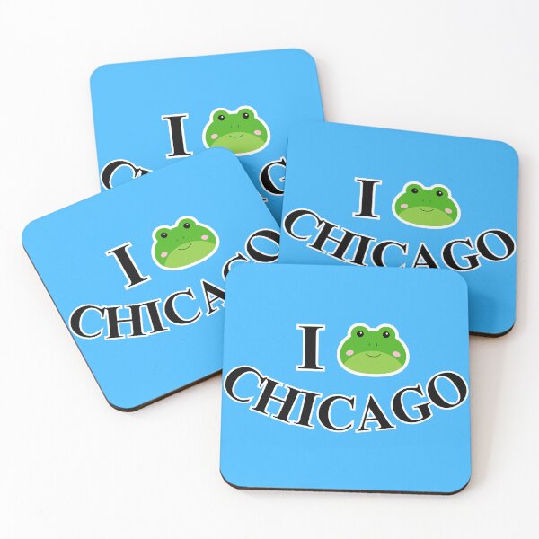 Item preview, Cute Frog I Love Chicago designed and sold by The Tower Project.