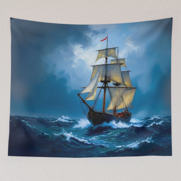 Item preview, Sailing Rough Seas designed and sold by PictureNZ.