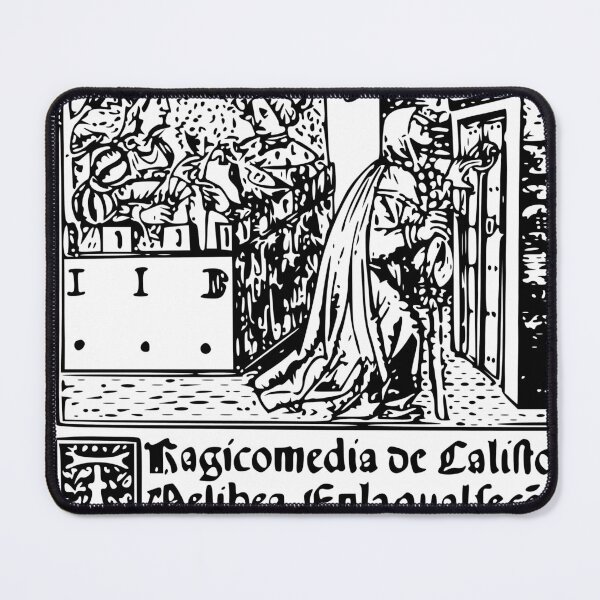 Item preview, Tragicomedy of Calisto and Melibea. 'La Celestina' by Fernando de Rojas. Convent-trotter, procuress. designed and sold by Filologica.