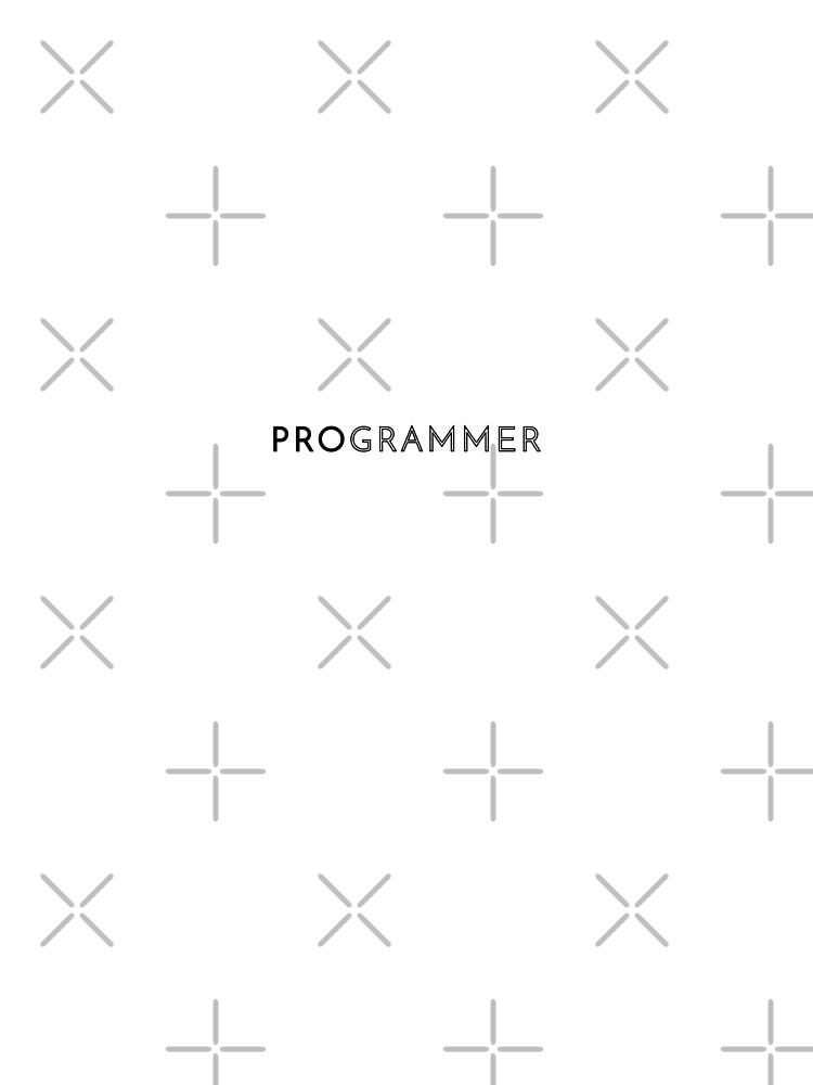 Thumbnail 4 of 4, Graphic T-Shirt, Programmer (Inverted) designed and sold by developer-gifts.