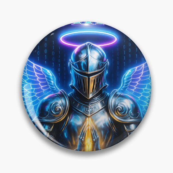 Item preview, Digital Saint – Cyber Angel of the Neon Code designed and sold by Savannarojas.