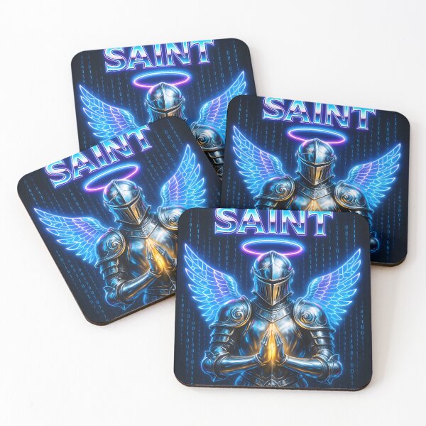 Item preview, Digital Saint – Cyber Angel of the Neon Code designed and sold by Savannarojas.