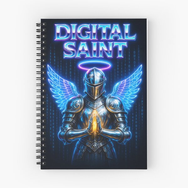 Item preview, Digital Saint – Cyber Angel of the Neon Code designed and sold by Savannarojas.