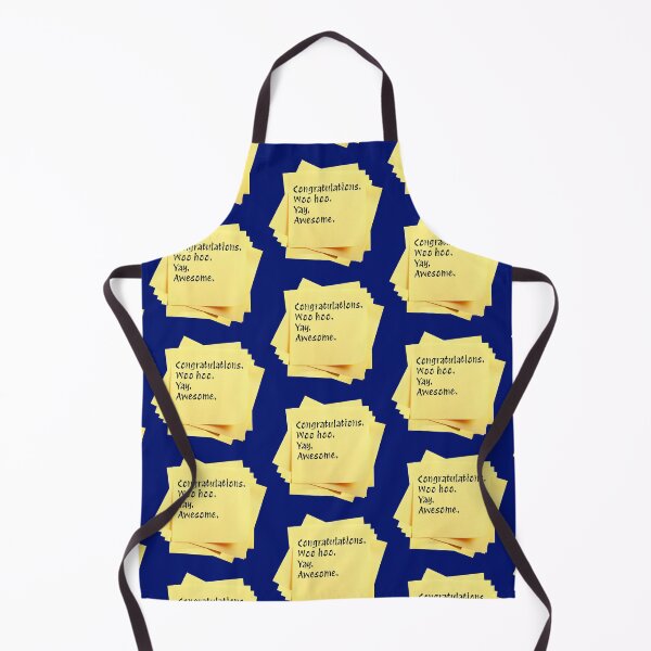 Item preview, STICKY NOTES:  Congrats. Woo hoo. Yay. Awesome. - funny messages designed and sold by DesignsFromTW-S.