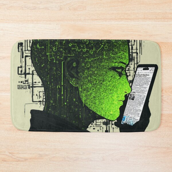 Item preview, Digital Absorption: The Green Screen Mind - Profile of Cyber-Surveillance Art designed and sold by Eden Underground Radio (Official Merch).
