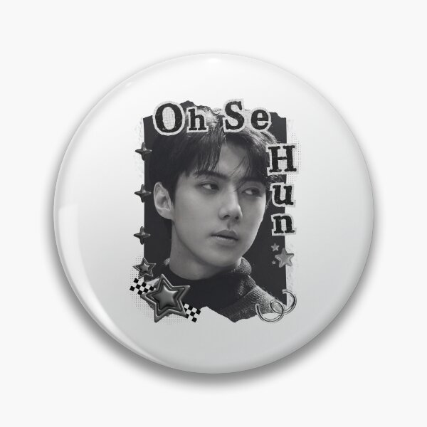 Item preview, Oh Se-hun (오세훈 / Sehun) Korean Actor Kdrama Group Black and White Collage Digital Art Portrait designed and sold by AJUNICE STUDIO.