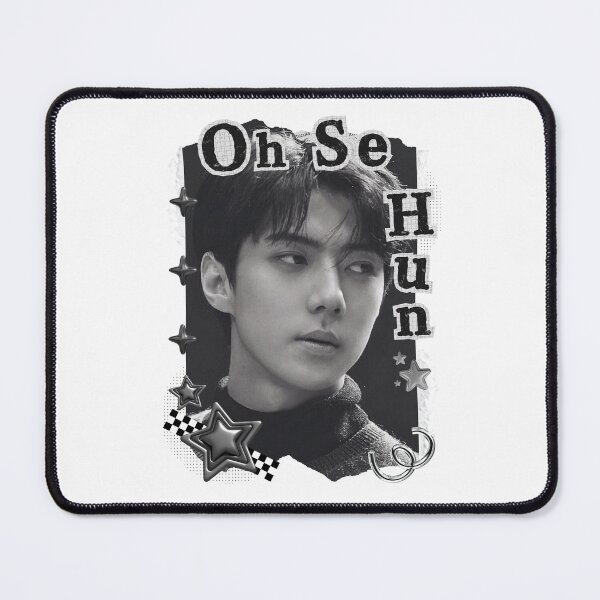 Item preview, Oh Se-hun (오세훈 / Sehun) Korean Actor Kdrama Group Black and White Collage Digital Art Portrait designed and sold by AJUNICE STUDIO.
