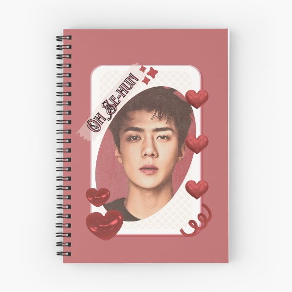Item preview, Oh Se-hun (오세훈 / Sehun)  Korean Actor Kdrama Group Card Red Aesthetic Collage Design designed and sold by AJUNICE STUDIO.