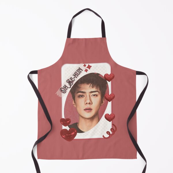 Item preview, Oh Se-hun (오세훈 / Sehun) Korean Actor Kdrama Group Card Red Aesthetic Collage Design designed and sold by AJUNICE STUDIO.
