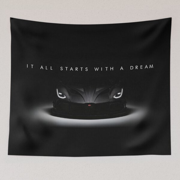 Item preview, Bugatti Bolide – It All Starts With a Dream designed and sold by SuccessHunters.