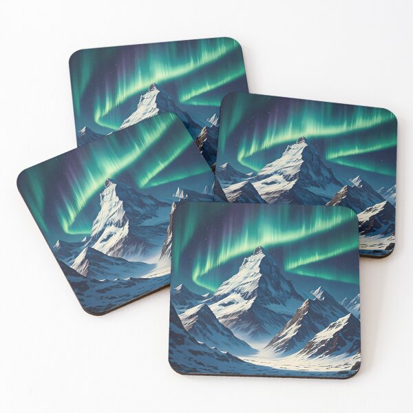 Item preview, Whispers of Winter — Majestic Snow-Capped Mountains designed and sold by PawPrintedArt.