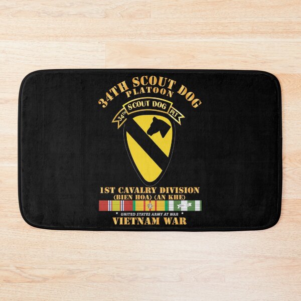Item preview, Army - 34th Scout Dog Platoon 1st Cav w Tab - VN SVC X 300 designed and sold by Military Insignia Products.
