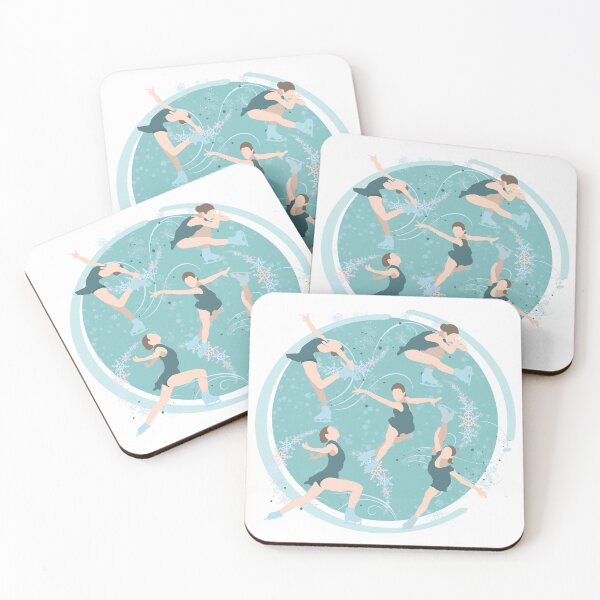 Item preview, Ice Skaters designed and sold by TurquoiseBird.