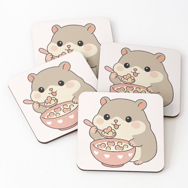Item preview, Hamster eating cereal designed and sold by CheylaDesigns.