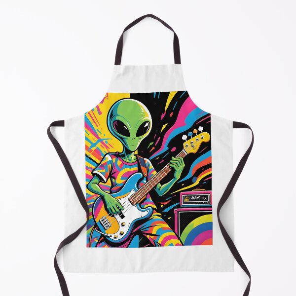 Item preview, Psychedelic Alien Bassist designed and sold by Melody-Merch.