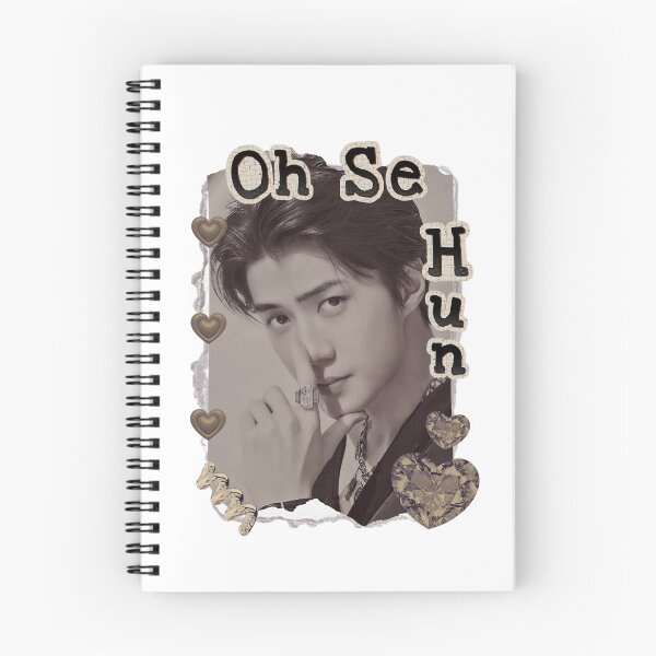 Item preview, Oh Se-hun (오세훈 / Sehun)  Kdrama Actor Korean Group Scrapbook Collage Cozy Y2K Vintage Design designed and sold by HELL0WBELLO.