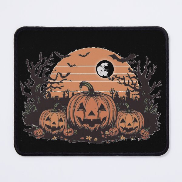 Item preview, Vintage Pumpkin Halloween Scene Classic T-Shirt designed and sold by kndzxf.