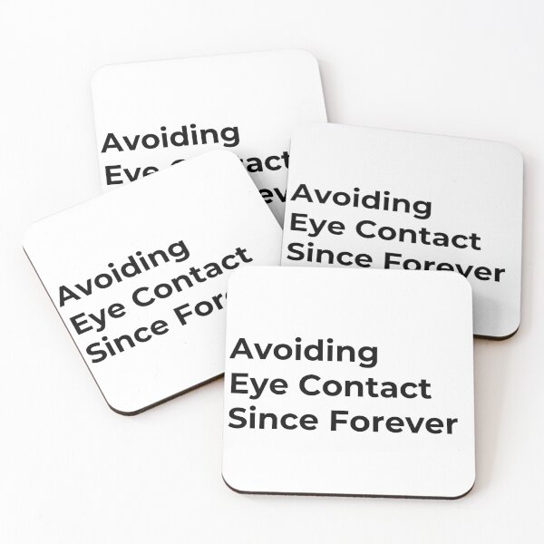 Item preview, Avoiding Eye Contact Since Forever designed and sold by Low Social Battery Club.