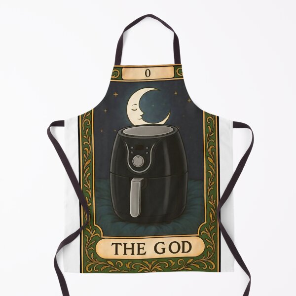 Item preview, The God Tarot Card | Air Fryer Artwork designed and sold by Pets & Memes & Stuff.