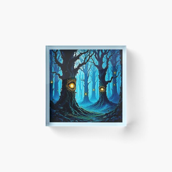 Item preview, Dark Fantasy Eyeball Forest Design designed and sold by Health And Fitness Posts e-Store.