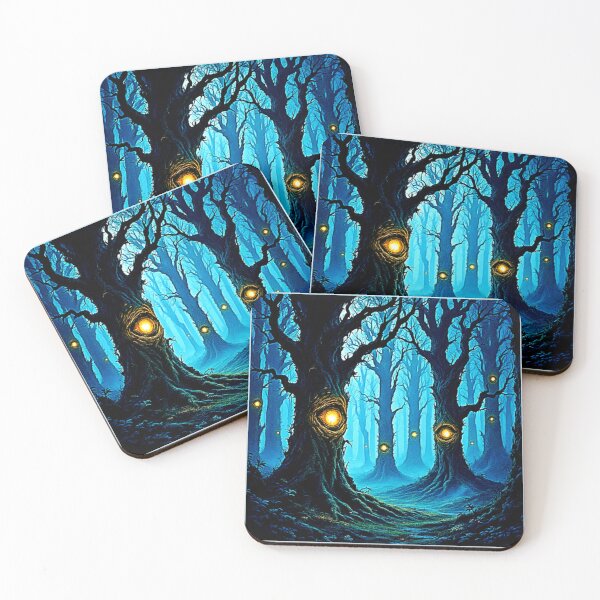 Item preview, Dark Fantasy Eyeball Forest Design designed and sold by Health And Fitness Posts e-Store.