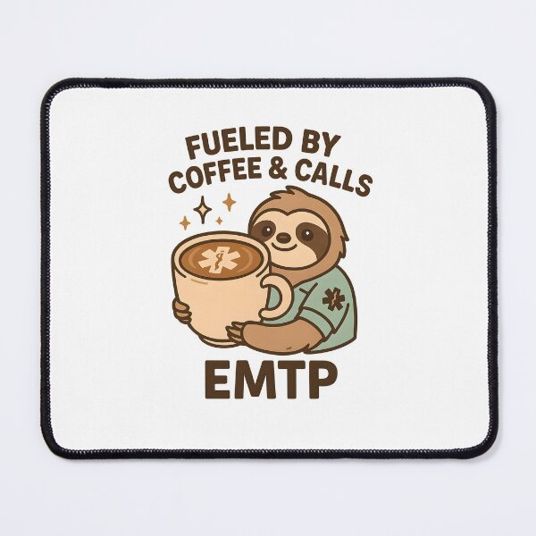 Item preview, Fueled by Coffee & Calls – Funny EMTP Sloth Paramedic Design designed and sold by ClinicalHubs.