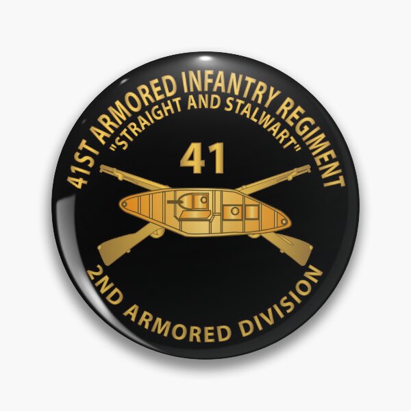 Item preview, Army - 41st Armored Infantry Regiment (AIR) Branch - Branch - 2nd Armored Division X 300 designed and sold by Military Insignia Products.