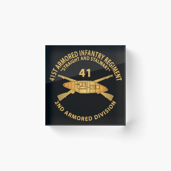 Item preview, Army - 41st Armored Infantry Regiment (AIR) Branch - Branch - 2nd Armored Division X 300 designed and sold by Military Insignia Products.