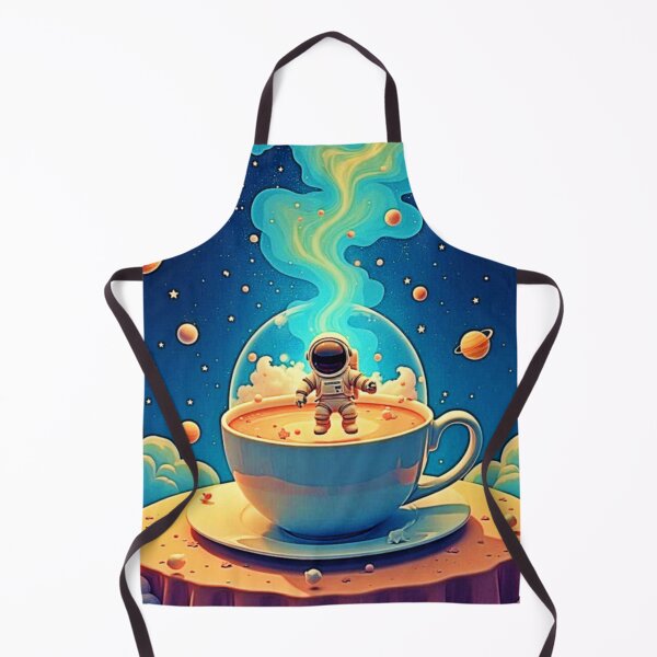 Item preview, Astronaut Coffee Space Art designed and sold by Health And Fitness Posts e-Store.