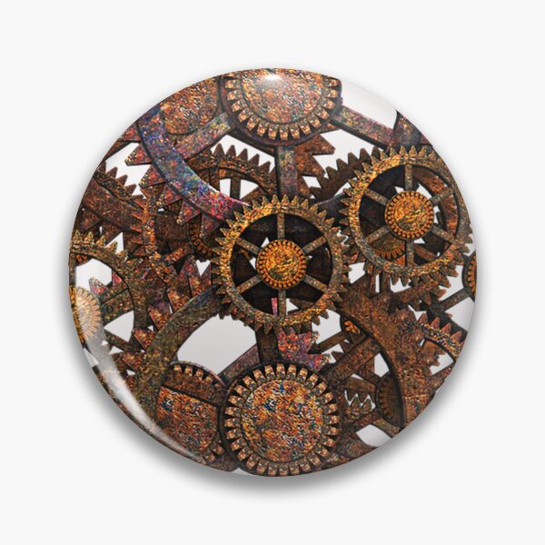 Item preview, Steampunk Gears — Rusted Industrial Mechanical Design designed and sold by Gothic Fantasy.